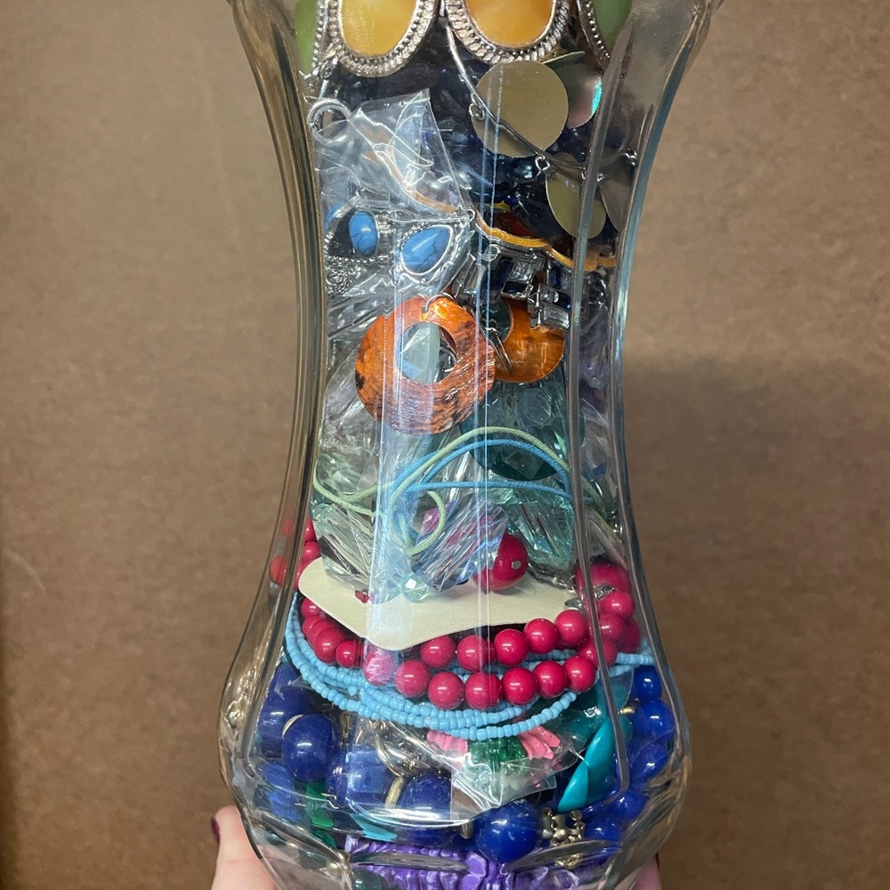 ALL Wearable mystery jewelry vase variety styles vintage to modern surprise jar